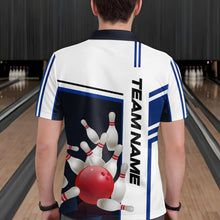 Load image into Gallery viewer, Bowling Jersey for Men Custom Bowling Team Shirts with Name Bowling League Polo & 1/4 Zip HNT30