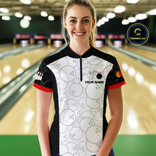 Load image into Gallery viewer, Custom Red Dragon Bowling Shirts for Men Women Team Bowling Polo & Quarter Zip MBL86