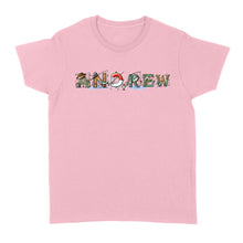 Load image into Gallery viewer, Personalized custom name fishing shirt for fisherman Women's T-shirt