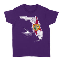 Load image into Gallery viewer, Women's T-shirt - Florida fishing shirt gift for Florida fisherman