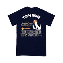 Load image into Gallery viewer, Throwing Darts Breaking Hearts Dart T-Shirt, Custom Darts Team Shirt, Darts For Gift NYN0120