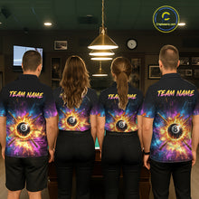 Load image into Gallery viewer, Custom Galaxy Billiard Shirt 8 Ball Billiard Jersey for Women Polo &amp; Quarter-Zip BHT10