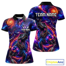 Load image into Gallery viewer, Galaxy Funny Bowling Shirt for Women Custom Bowling League Jersey Polo &amp; Quartr-Zip QZT1022