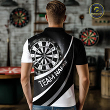 Load image into Gallery viewer, Personalized Grey Dart Shirt for Team Dart Jersey for Men Dartboard League Uniform DHT11