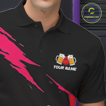 Load image into Gallery viewer, Pink Funny Beer Bowling Shirts Beer Bowling Jersey Team Women Men Bowl League MBL258
