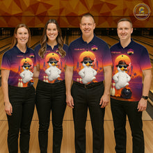 Load image into Gallery viewer, Custom Funny Duck Bowling Jersey for Women Bowling Uniform Polo &amp; 1/4 Zip Bowling Team Shirts HNT235