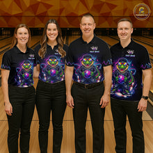Load image into Gallery viewer, Custom Funny Neon Alligator Bowling Jersey for Women Bowling League Bowling Team Shirts HN294