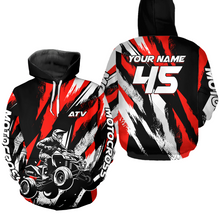 Load image into Gallery viewer, Custom ATV Quad Bike Off Road Hoodie for Men Women ATV Motocross Hoodie for Kid Adult HOT33