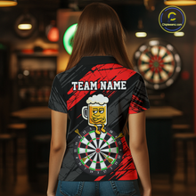 Load image into Gallery viewer, Custom Purple Funny Beer Darts Board Dart Shirts For Women Darts Team Jerseys Dart Tournament NNT120