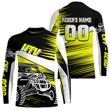 Load image into Gallery viewer, Personalized Yellow UTV Off-Road Shirts UTV Motocross Racing Shirt Kid Men Women UPF30+ DNT90