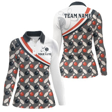 Load image into Gallery viewer, Personalized Bowling Shirt for Womens Custom Bowling Pattern Style Team Jersey Shirt YYD0029