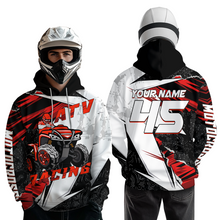 Load image into Gallery viewer, Personalized ATV Motocross Hoodie Adult Men Women Quad Shirt ATV Riding Hoodie MHATV15