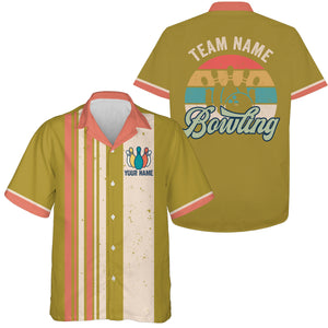 Custom Retro Bowling Shirts For Men And Women, Custom Bowling Team Shirts A73