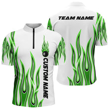 Load image into Gallery viewer, Personalized Flame Bowling Shirts For Men And Women, Bowling Ball Custom Bowling Team Shirt IPHW4983