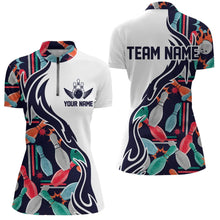 Load image into Gallery viewer, Custom Bowling Shirts For Women, Personalized Bowling Team Jerseys IPHW4596