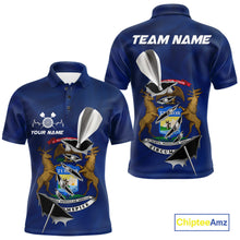 Load image into Gallery viewer, Custom Michigan State Flag Silver Dart Steel Tip Dart Men Polo Shirt, Dart Team Jerseys IPHW10564