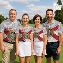 Load image into Gallery viewer, Custom Florida State Flag Golf Club Patriotic Golf Team Shirt For Men, Golfer Outfits IPHW10580