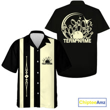 Load image into Gallery viewer, Custom Classic Vintage Bowling Team Shirts, 50S Retro Bowling Button Up ShirtIPHW10873