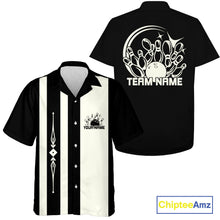 Load image into Gallery viewer, Custom Classic Vintage Bowling Team Shirts, 50S Retro Bowling Button Up ShirtIPHW10873