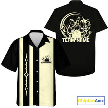 Load image into Gallery viewer, Custom Classic Vintage Bowling Team Shirts, 50S Retro Bowling Button Up Shirt IPHW10876