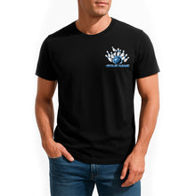 Load image into Gallery viewer, Custom Flame Dragon Bowling T-Shirts For Men, Blue Fire Bowling Ball Theme IPHW9066
