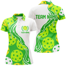 Load image into Gallery viewer, Custom Women's Pickleball Polo Shirts With Team Name, Outdoor Pickleball Outfits For Players IPHW5194