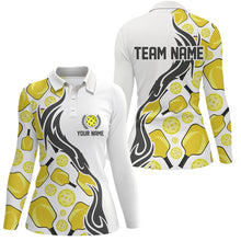 Load image into Gallery viewer, Custom Women's Pickleball Polo Shirts With Team Name, Outdoor Pickleball Outfits For Players IPHW5195