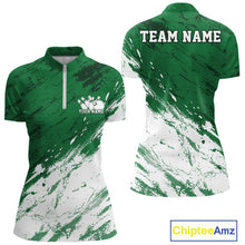Load image into Gallery viewer, Green and white sports jersey with 'TEAM NAME' and 'Your Name' text, Chiptee Amz branding.
