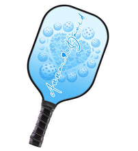 Load image into Gallery viewer, 1PC Custom Blue Heart Pickleball Paddle For Men And Women, Valentines Pickleball Couple IPHW8194