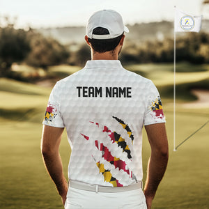 Personalized Maryland Flag Men golf polo shirts, Custom Patriotic Golf Team Shirts For men NQS10157
