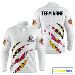 Personalized Maryland Flag Men golf polo shirts, Custom Patriotic Golf Team Shirts For men NQS10157