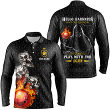 Load image into Gallery viewer, personalized bowling shirt for men – custom name design side view