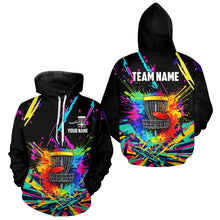 Load image into Gallery viewer, Personalized Colorful Disc Golf Polo, T-shirt, Hoodie Disc Golf Team Jerseys, Disc Golf Gifts NQS11375