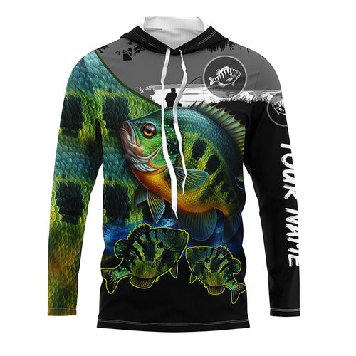 Bluegill fishing scales customize performance long sleeves Fishing shirts, Bluegill fishing jerseys NQS5654