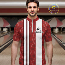Load image into Gallery viewer, Customized Retro Bowling Team Shirts For Men That's some bowshit Funny Bowling Pattern Jerseys| Red NQS11509