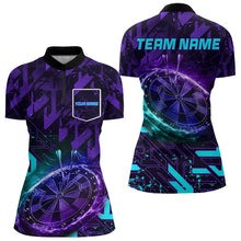 Load image into Gallery viewer, Women Darts shirts Custom purple blue Darts Team Jerseys Darts gifts NQS9449