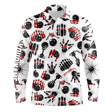 Load image into Gallery viewer, personalized bowling shirt for bowling – custom name design side view