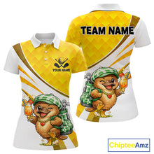Load image into Gallery viewer, Funny Platypus Golf Polo Shirt For Womens, Golf Course Summer Outfit, Sporty Animal Golf Gift NHT573