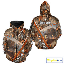 Load image into Gallery viewer, Custom Camo 3D Animal Deer Hunting Shirt Best Hunting Clothes For Season, Hunting Gift NHT255