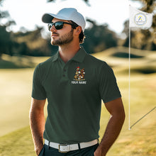Load image into Gallery viewer, Funny Chicken Golf Polo Shirt Custom Team Name Personalized Golfer Polo Funny Rooster Golf