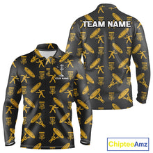 Load image into Gallery viewer, Personalized Disc Golf Polo Shirt Custom Name Golf Shirt Disc Golfer Gift Performance Polo For Men