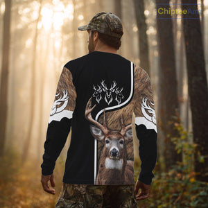 Whitetail Deer Hunting 3D All Over Print Shirts, Personalized Hunting Gifts For Deer Hunters NHT192
