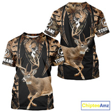 Load image into Gallery viewer, Whitetail Deer Jumping 3D All Over Print Shirts, Personalized Hunting Gifts For Deer Hunters NHT194