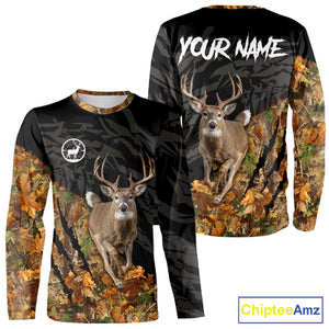 Deer Hunting Big Game Camo Custom Name 3D All Over Print Shirts, Hunting Gifts NHT196
