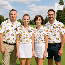 Load image into Gallery viewer, Funny Pizza Pattern Golf Shirt Men's Polo Shirts, Best Golf Polo Golf Shirt For Team NHT777