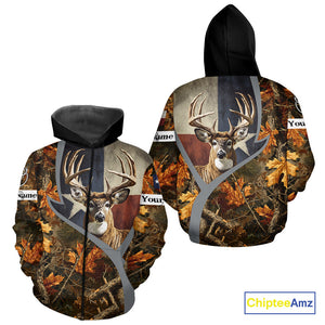 Deer Hunting Shirt-Personalized Texas Flag Camo Forest, Best Gifts for Deer Hunters NHT198