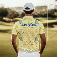 Load image into Gallery viewer, Funny Yellow Labrador Golf Polo Shirt For Team, Men’S Polo Shirt For Golf Lovers NHT564