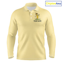 Load image into Gallery viewer, Funny Banana Mens Golf Polo Shirt, Custom Golf Polo For Men, Golf Jersey For Golf Lovers NHT906