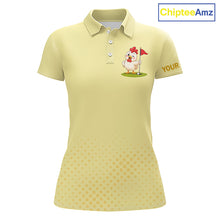 Load image into Gallery viewer, Personalized Funny Chicken Golf Polo Shirt for Womens  Play Happy Swing Smile Repeat