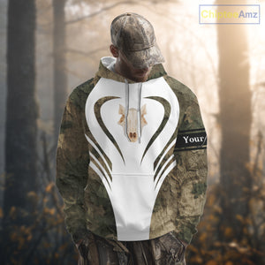 Best Wild Boar Hunting Shirt Camo Custom Name Skull Boar Hunting Clothes For Hunters NHT169